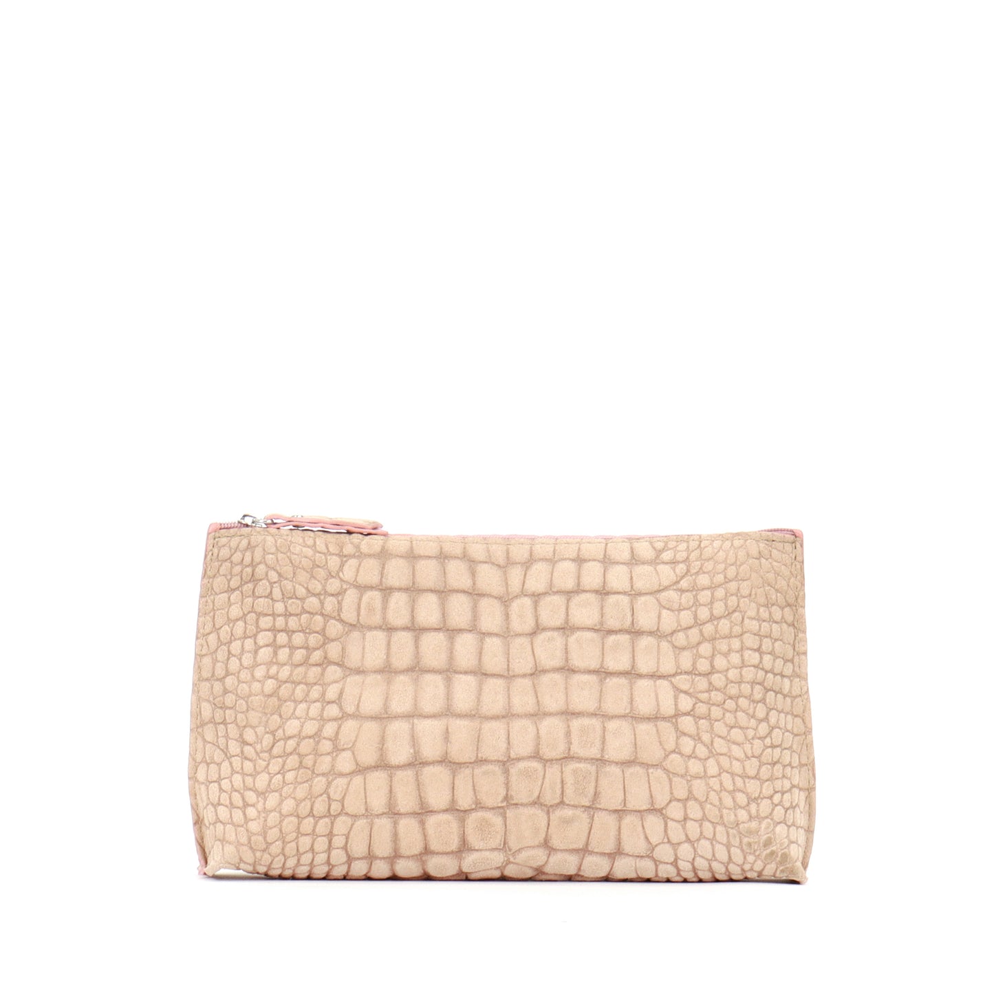 ESSENTIAL POUCH BUFF SUEDED CROCO