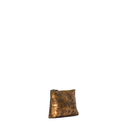 ESSENTIAL POUCH DISTRESSED BRASS