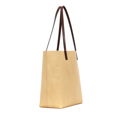 ESSENTIAL TOTE MAIZE SHAGREEN
