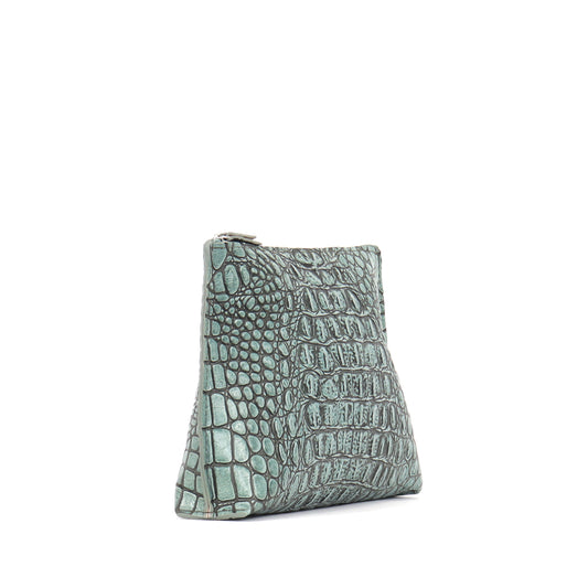 EVERYDAY POUCH ATLANTIS EMBOSSED CROC
