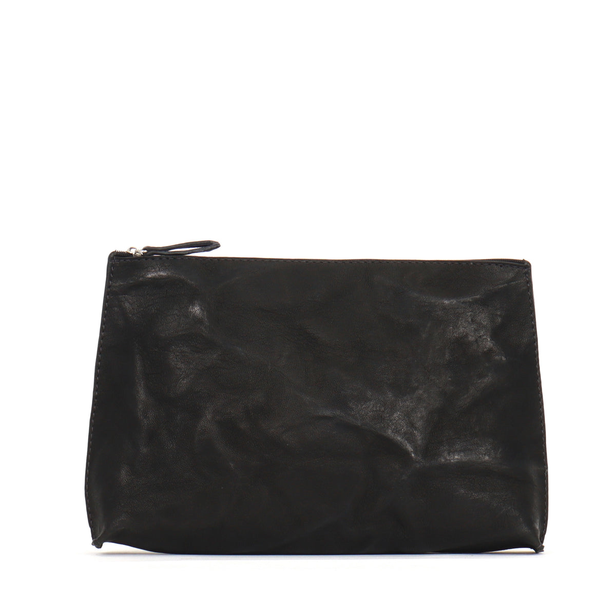 EVERYDAY POUCH BLACK RUMPLED SHEEPSKIN