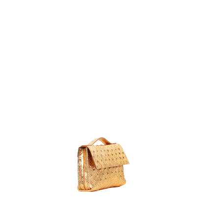 TOP HANDLE CLUTCH GOLD STUD