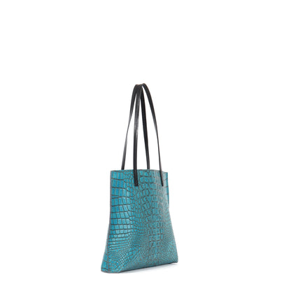 MEZZO SHOPPER FOUNTAIN EMBOSSED CROC
