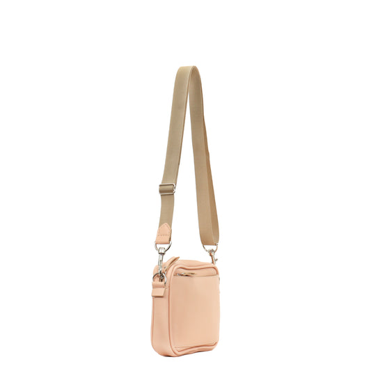 MINI CAMERA BAG NUDE ITALIAN LAMB
