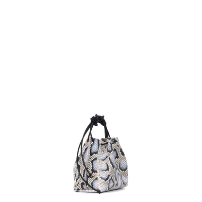 MINI DRAWSTRING BAG LAKE EFFECT PYTHON