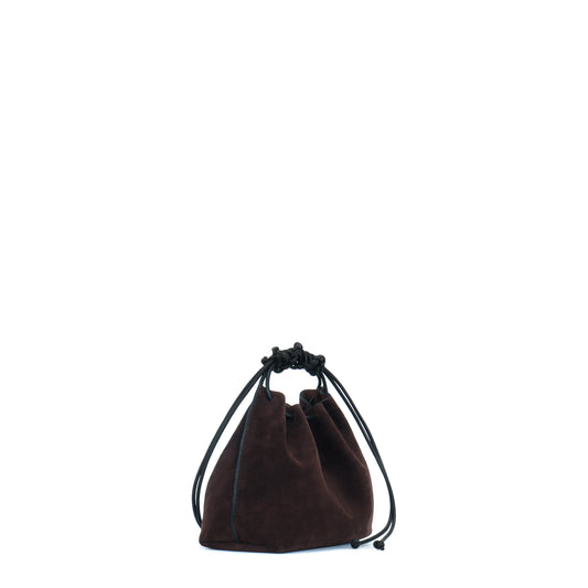 MINI DRAWSTRING BAG SPARROW SUEDE