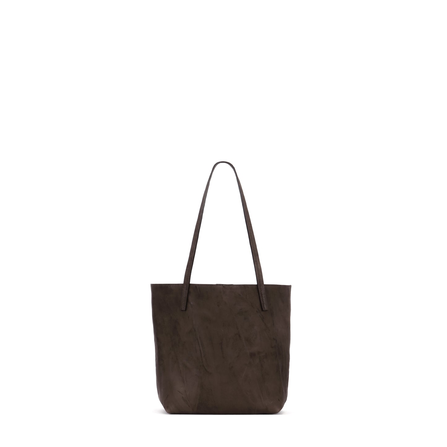 MINI ESSENTIAL TOTE CAROB RUMPLED SHEEPSKIN