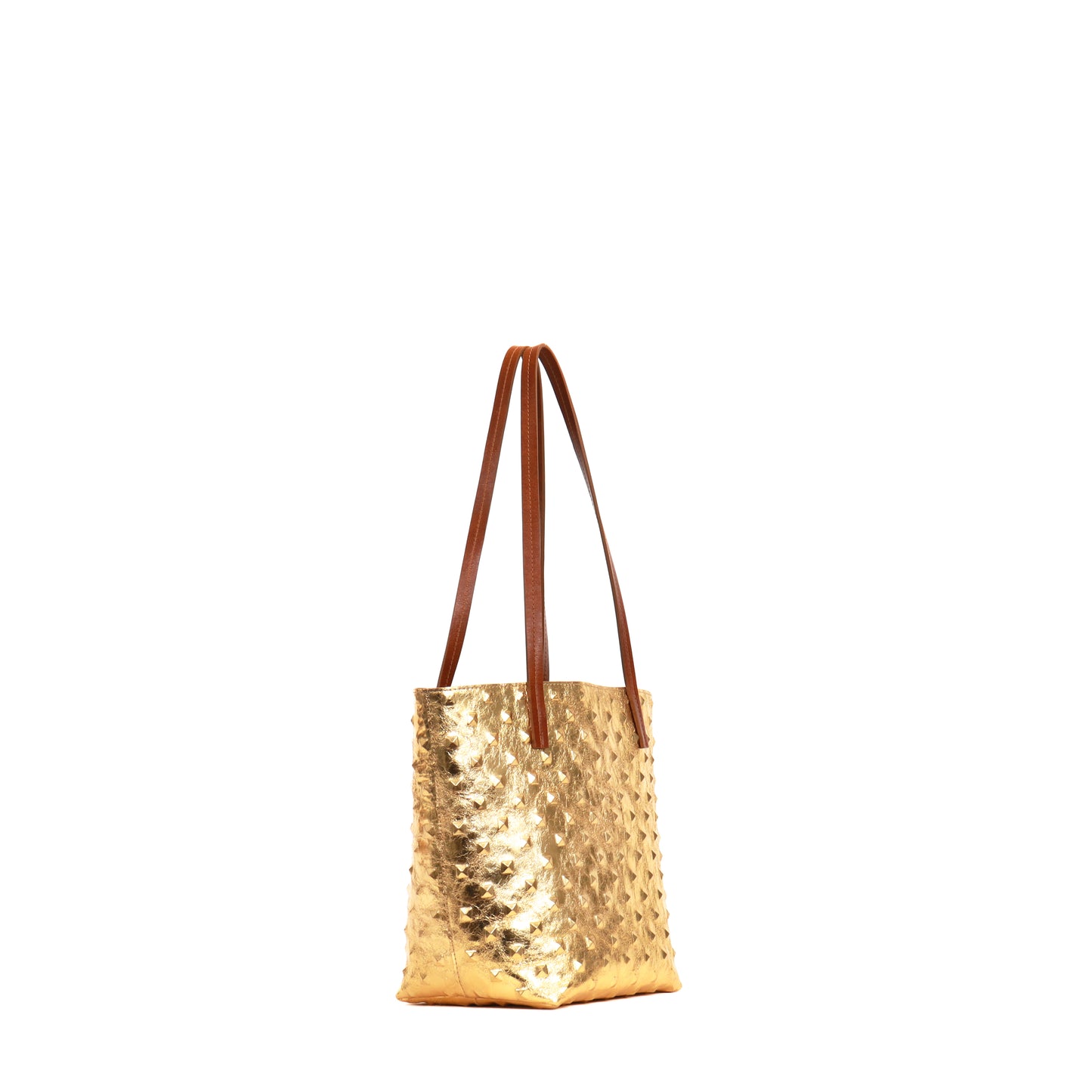 MINI ESSENTIAL TOTE GOLD STUD