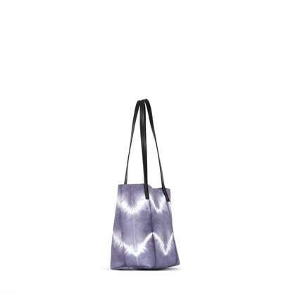 MINI ESSENTIAL TOTE INDIGO SHIBORI