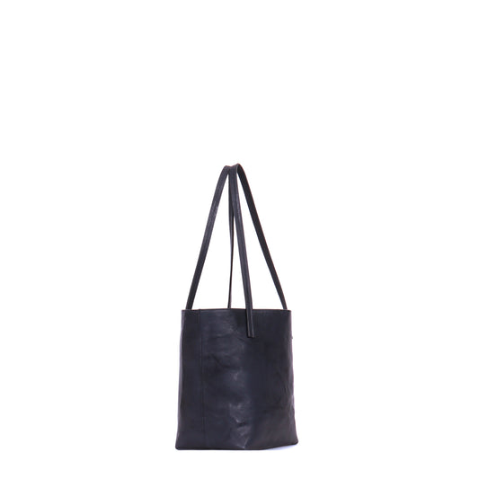 MINI ESSENTIAL TOTE MARINA RUMPLED SHEEPSKIN