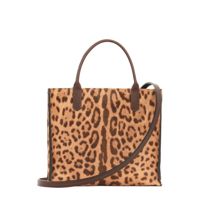 MINI HARBOR TOTE LEOPARD HAIR ON CALF