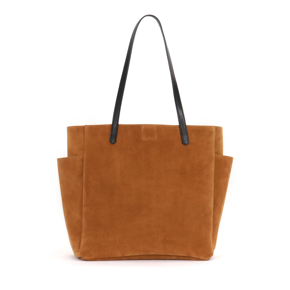 SLOUCHY POCKET TOTE WHISKEY SUEDE
