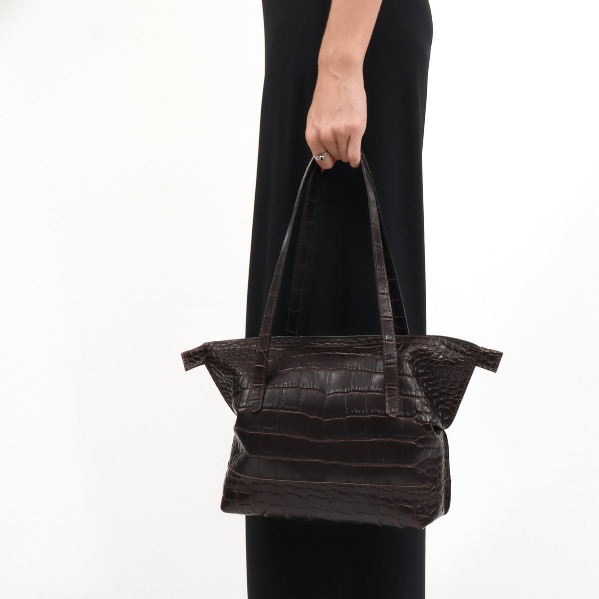 SMALL BELLO BAG WHISKEY SUEDE
