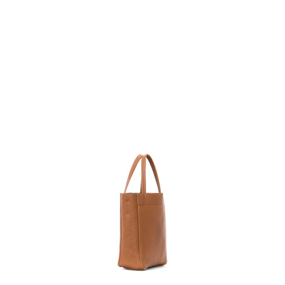 SMALL FRONT POCKET TOTE LUGGAGE PEBBLED CALF
