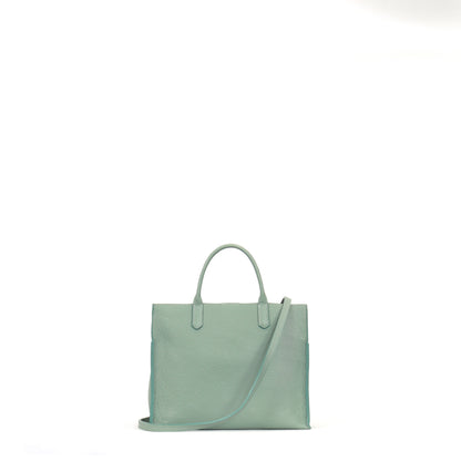 SMALL HARBOR TOTE LAUREL PEBBLED CALF