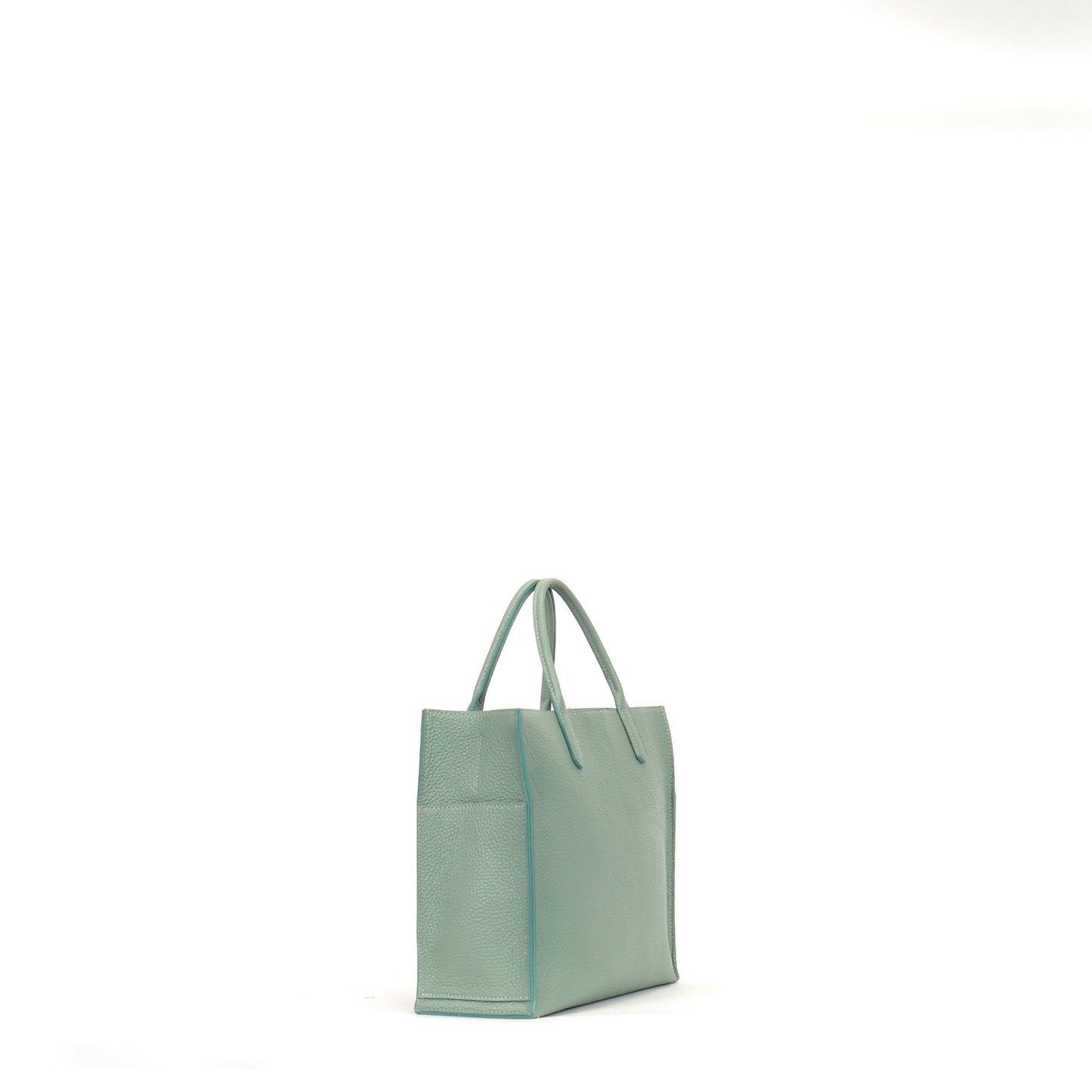 SMALL HARBOR TOTE LAUREL PEBBLED CALF