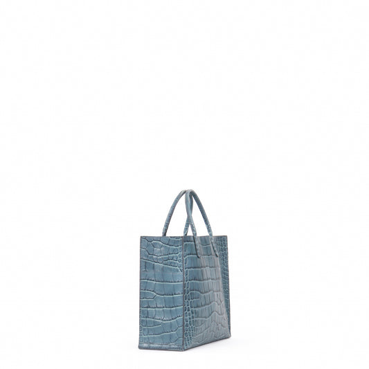 SMALL HARBOR TOTE PACIFICA EMBOSSED GATOR