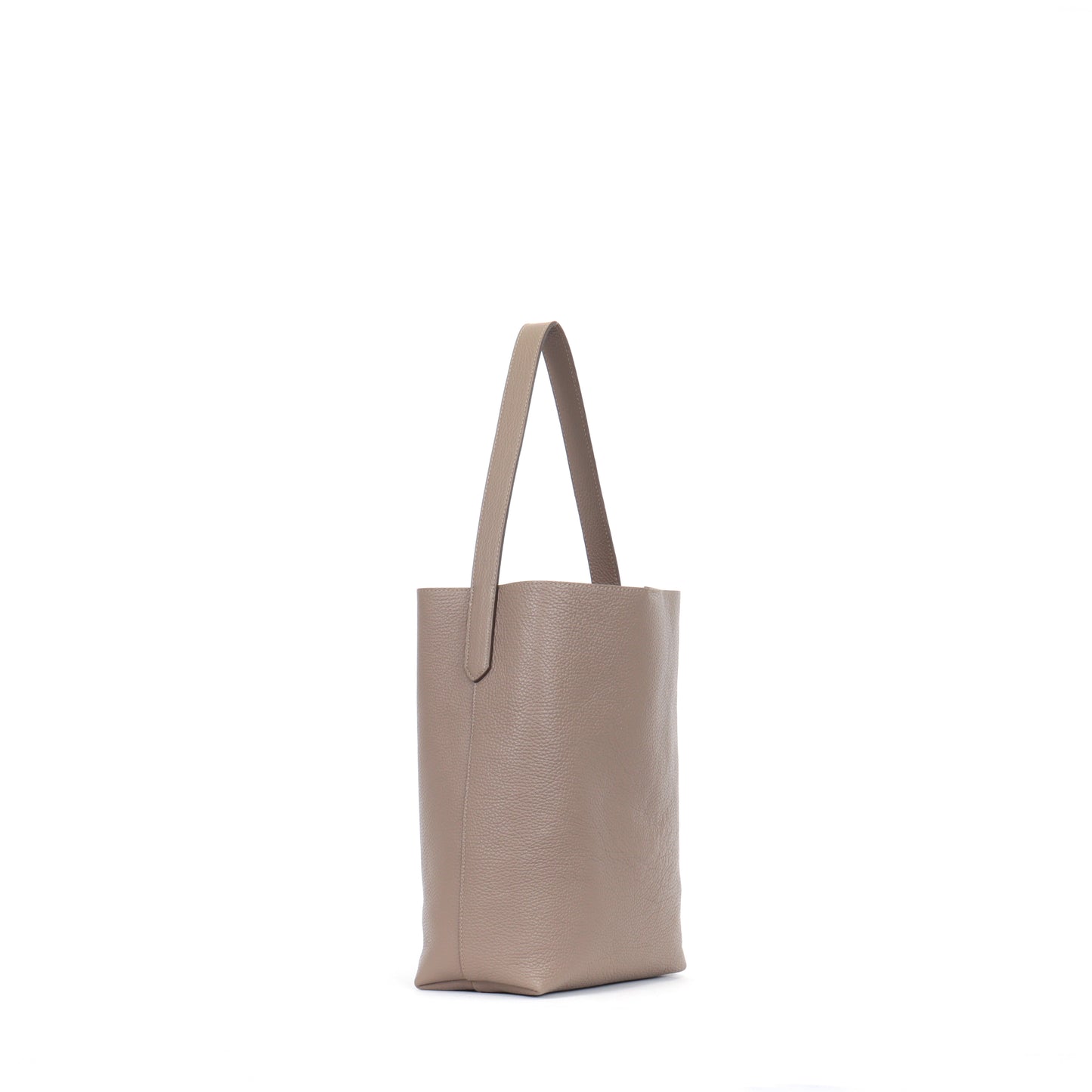 SMALL HOBO LIGHT TAUPE PEBBLED CALF