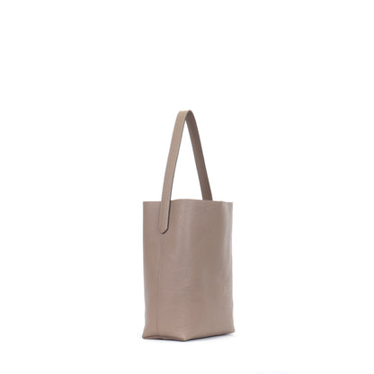 SMALL HOBO LIGHT TAUPE PEBBLED CALF