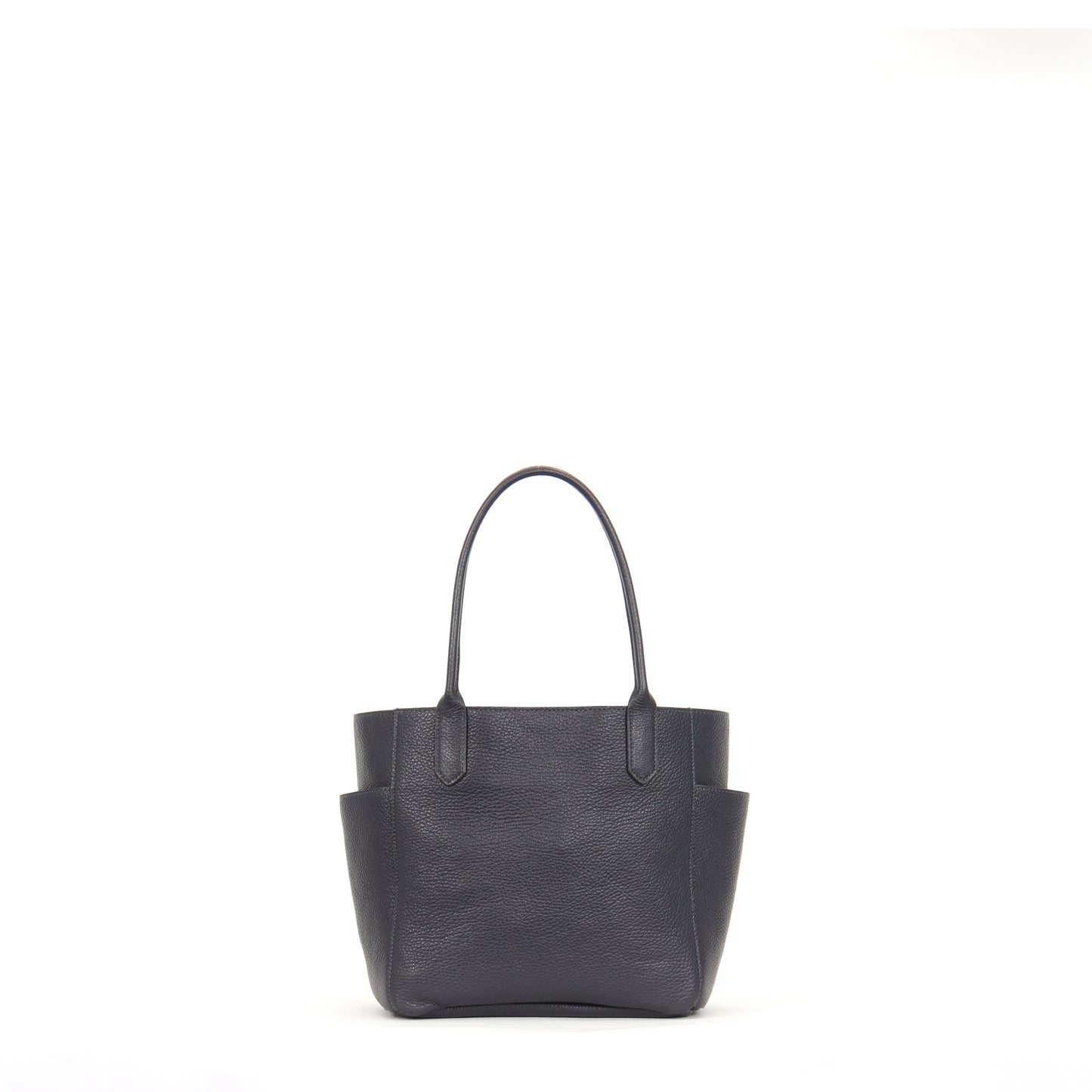 SMALL POCKET TOTE SLATE PEBBLED CALF