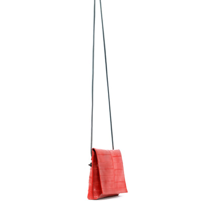 STRAPPY FOLDOVER CINNIBAR EEL