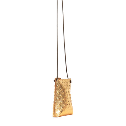 STRAPPY POUCH GOLD STUD