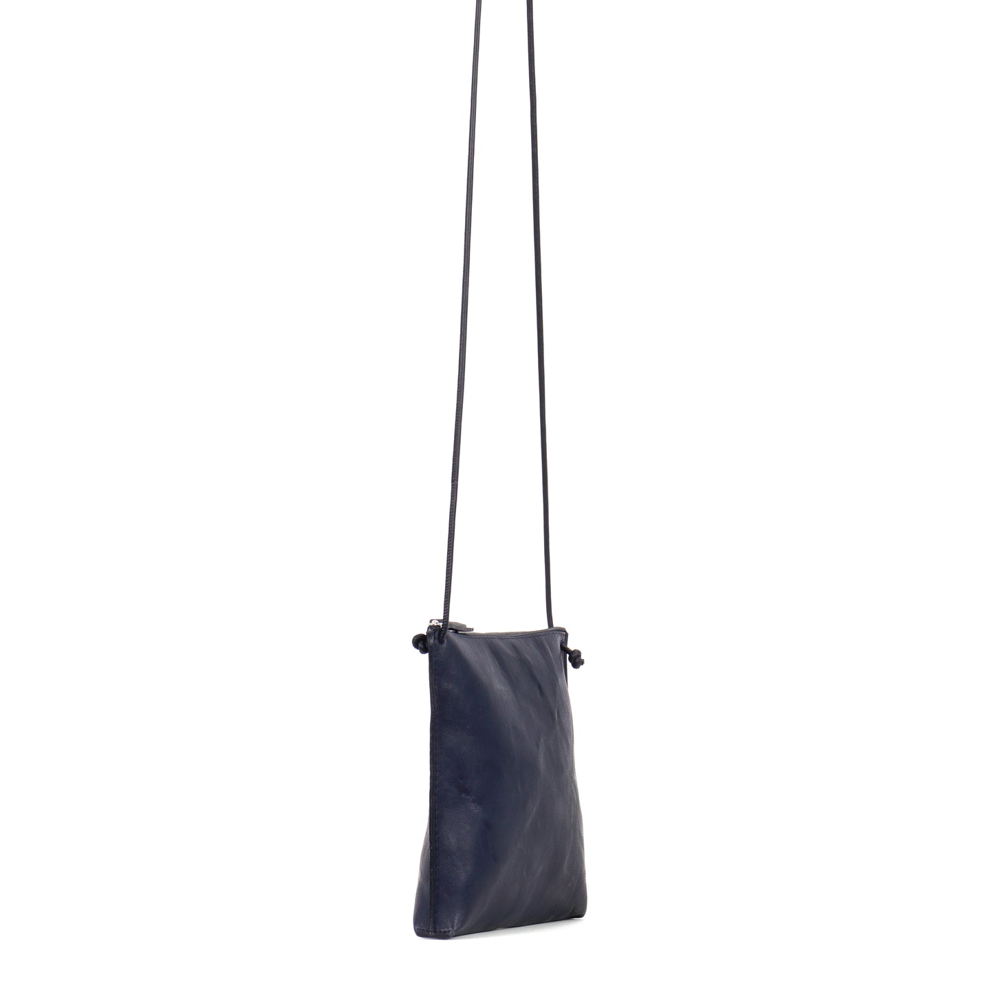 STRAPPY POUCH MARINA RUMPLED SHEEPSKIN