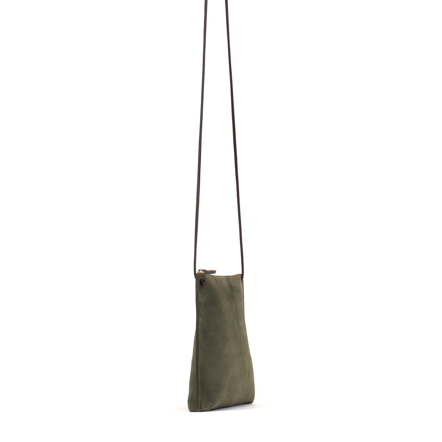 STRAPPY POUCH POPLAR SUEDE