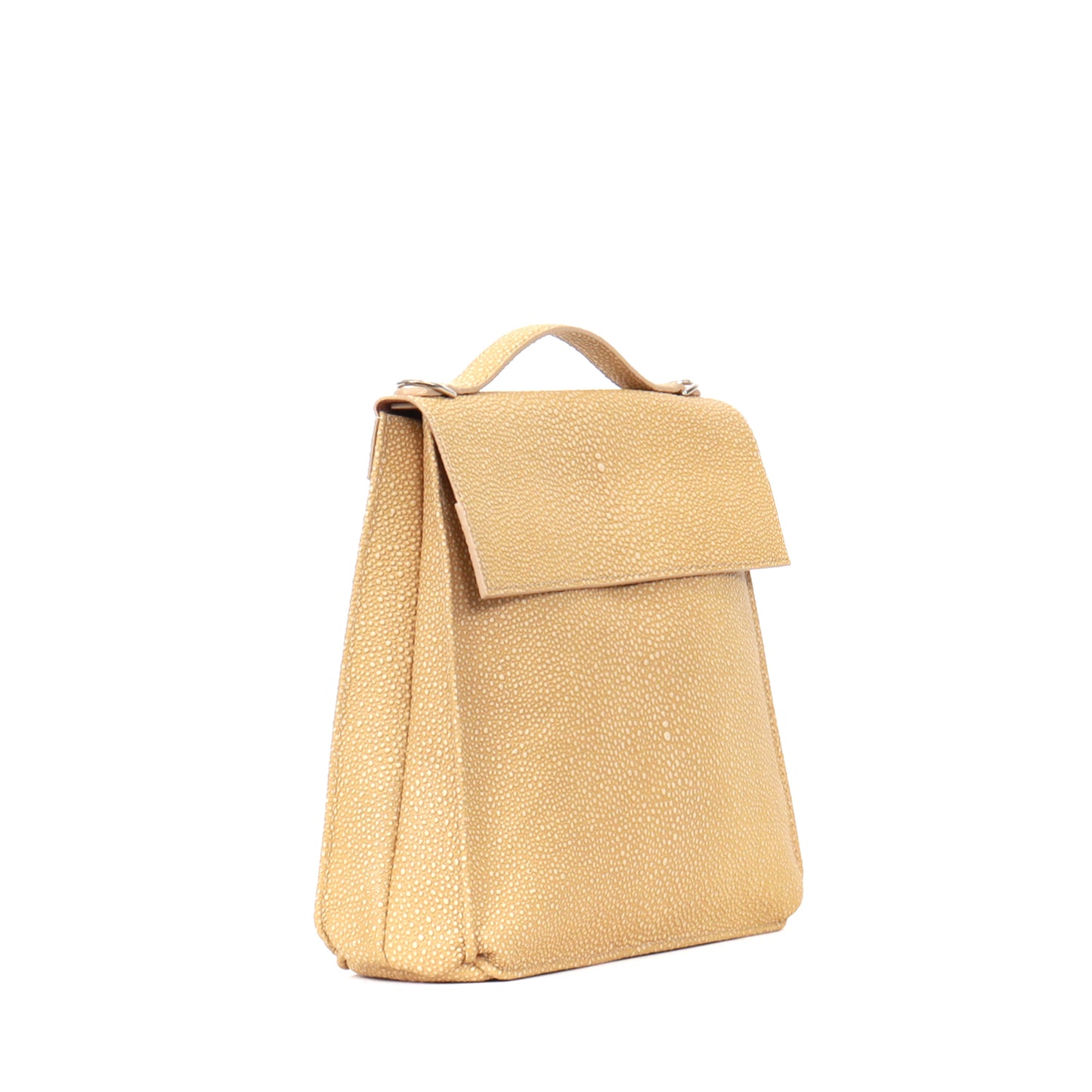 TOP HANDLE CROSSBODY MAIZE SHAGREEN