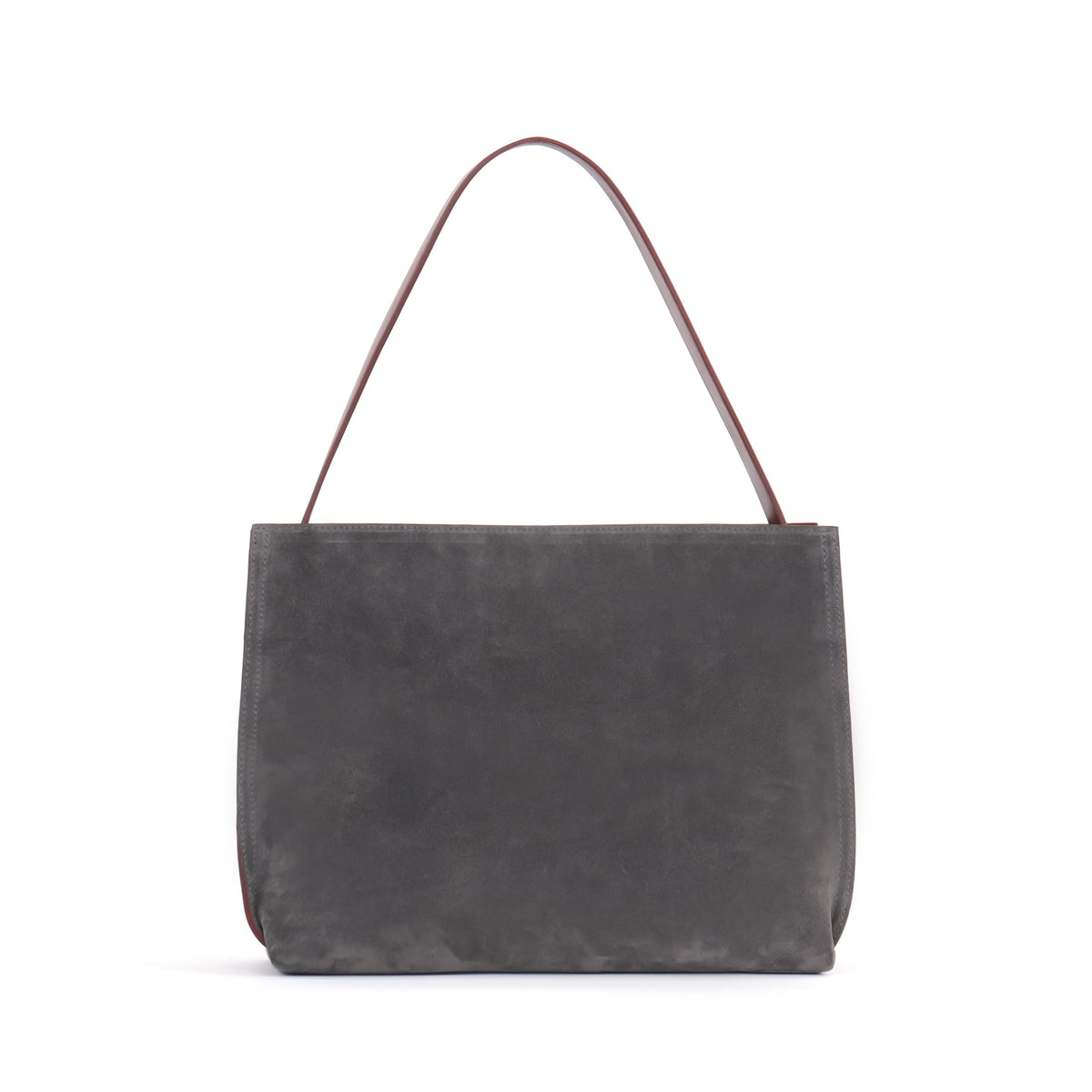 ZIP SHOULDER BAG ASH SUEDE