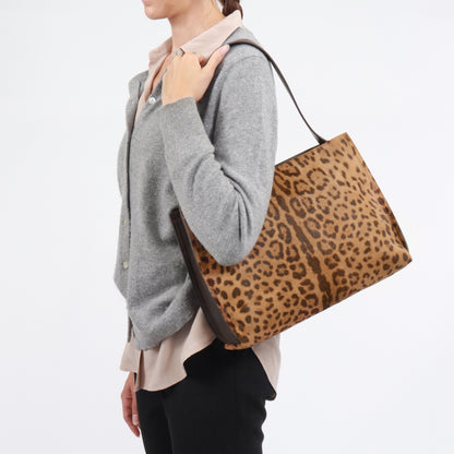 ZIP SHOULDER BAG ASH SUEDE