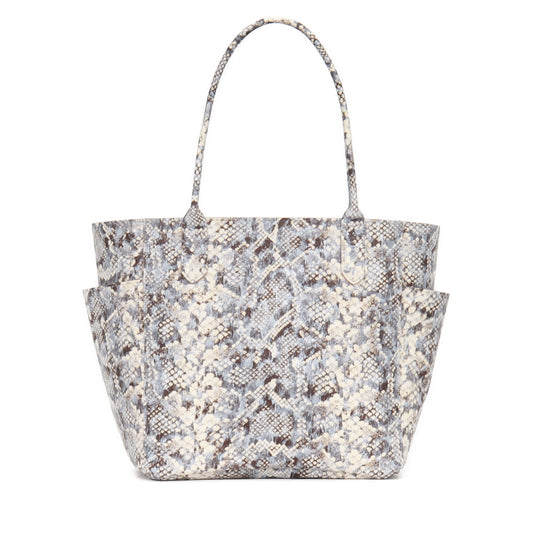 SMALL POCKET TOTE PASHMINA SNAKE PRINT