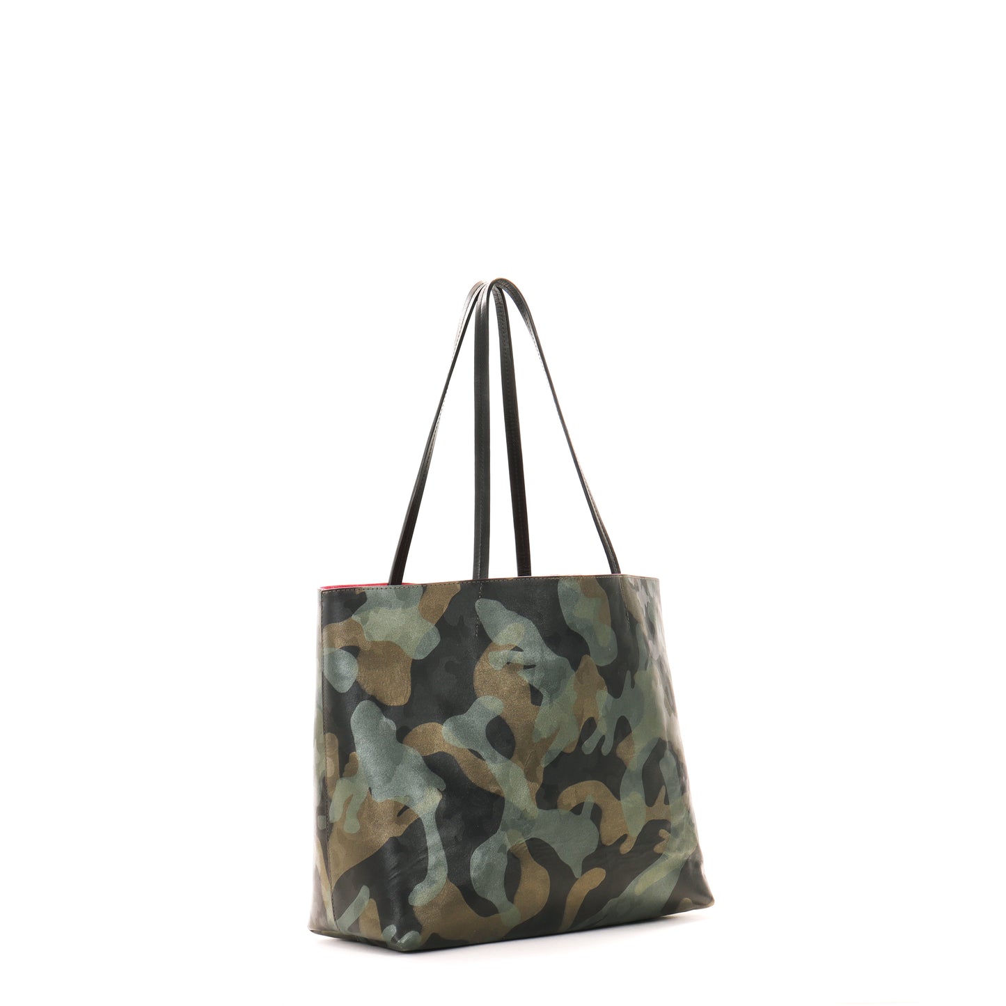 ESSENTIAL TOTE CAMO W PINK