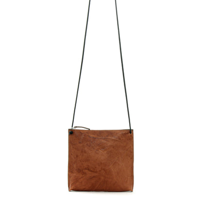 STRAPPY POUCH RUSSET RUMPLED SHEEPSKIN