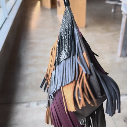 TRAVEL POUCH W/ WRISTLET AND FRINGE