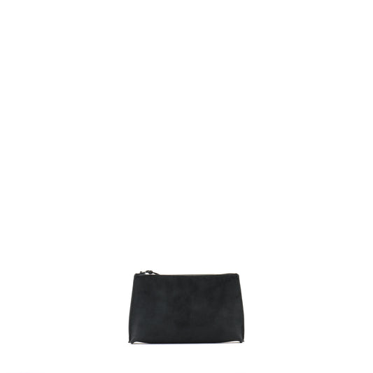 LIPSTICK POUCH BLACK SUEDE