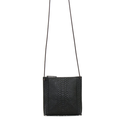 STRAPPY POUCH BLACK PYTHON