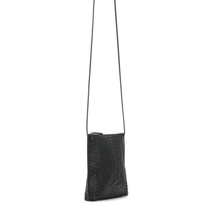STRAPPY POUCH BLACK PYTHON