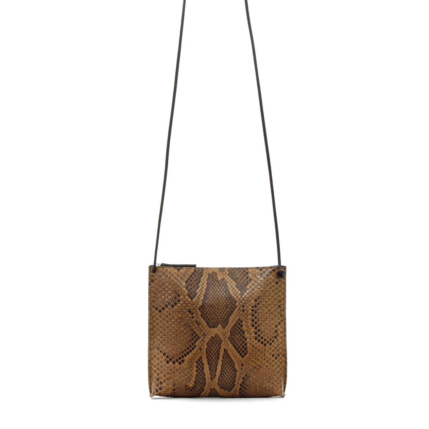 STRAPPY POUCH TOFFEE PYTHON